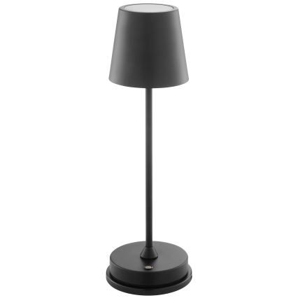 Brilliant - LED димируема презареждаема сензорна външна настолна лампа ELORA LED/2,5W/5V 2700K 2600 mAh IP44 черна