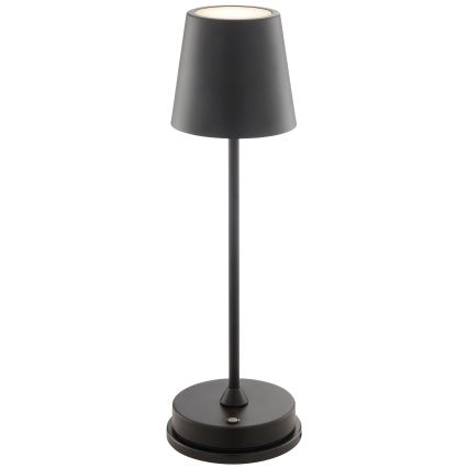 Brilliant - LED димируема презареждаема сензорна външна настолна лампа ELORA LED/2,5W/5V 2700K 2600 mAh IP44 черна