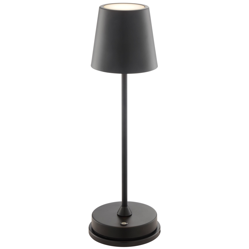 Brilliant - LED димируема презареждаема сензорна външна настолна лампа ELORA LED/2,5W/5V 2700K 2600 mAh IP44 черна