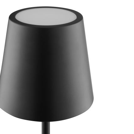 Brilliant - LED димируема презареждаема сензорна външна настолна лампа ELORA LED/2,5W/5V 2700K 2600 mAh IP44 черна