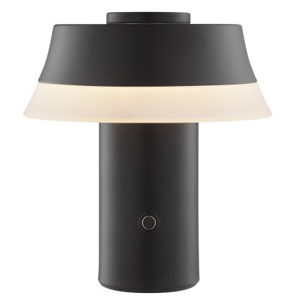 Brilliant - LED с възможност за димиране, презареждаема сензорна настолна лампа KINICH LED/2,5W/5V 2700K 2600 mAh черна