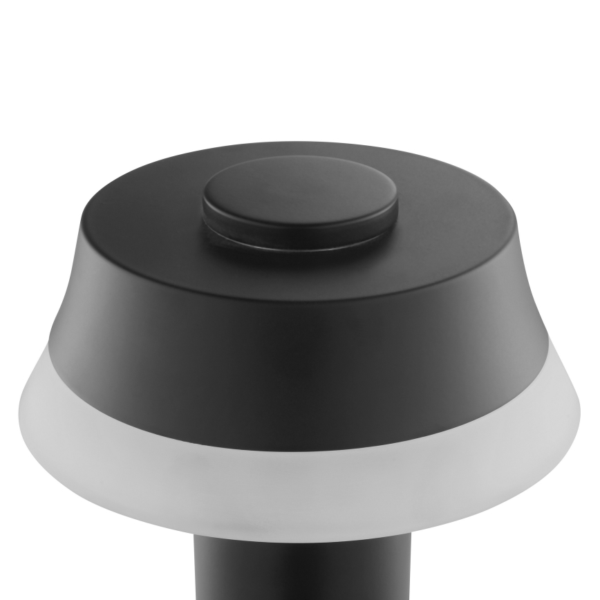 Brilliant - LED с възможност за димиране, презареждаема сензорна настолна лампа KINICH LED/2,5W/5V 2700K 2600 mAh черна