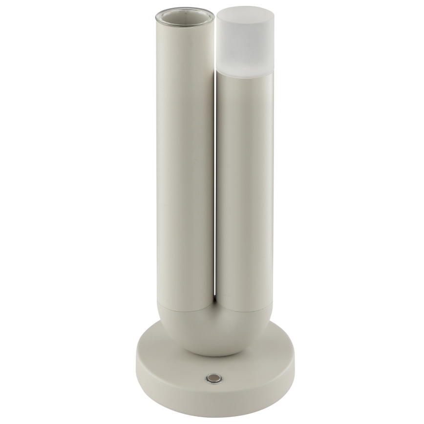 Brilliant - LED димируема презареждаема сензорна външна настолна лампа SAYU LED/2,5W/5V 2700K 2600 mAh IP44 сива