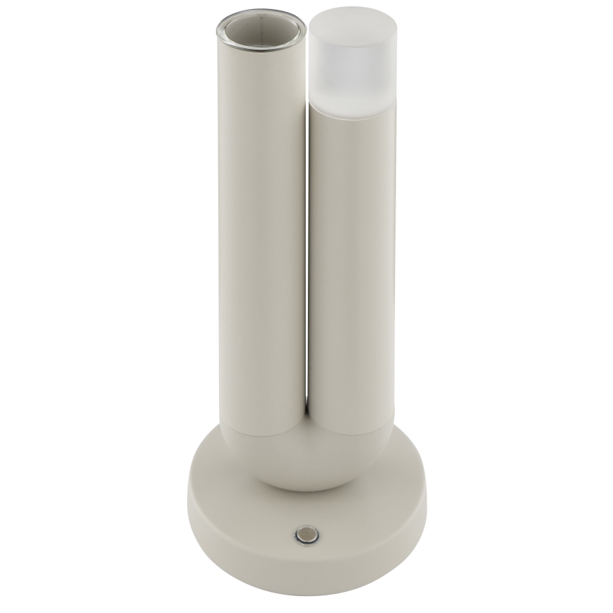 Brilliant - LED димируема презареждаема сензорна външна настолна лампа SAYU LED/2,5W/5V 2700K 2600 mAh IP44 сива