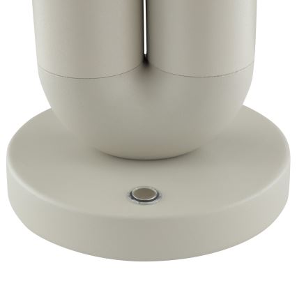 Brilliant - LED димируема презареждаема сензорна външна настолна лампа SAYU LED/2,5W/5V 2700K 2600 mAh IP44 сива