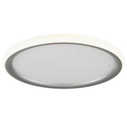 Brilliant - LED димируемо таванно осветително тяло CARLOZ LED/16W/230V Ø 30 см бял/ сив