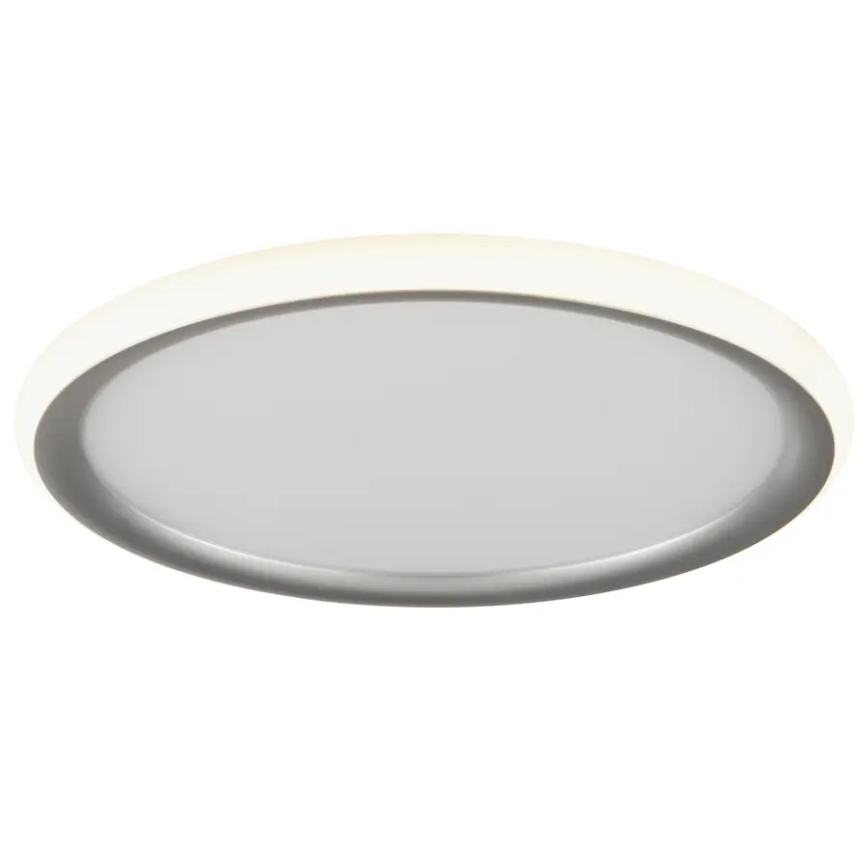 Brilliant - LED димируемо таванно осветително тяло CARLOZ LED/16W/230V Ø 30 см бял/ сив