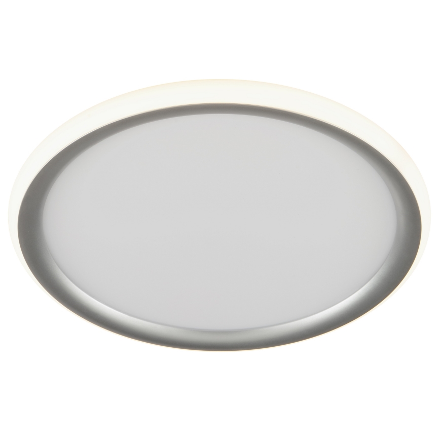 Brilliant - LED димируемо таванно осветително тяло CARLOZ LED/16W/230V Ø 30 см бял/ сив