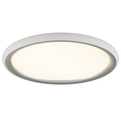 Brilliant - LED димируемо таванно осветително тяло CARLOZ LED/16W/230V Ø 30 см бял/ сив