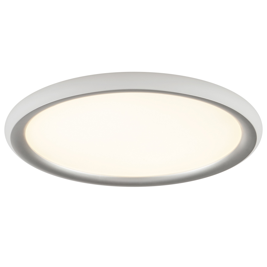 Brilliant - LED димируемо таванно осветително тяло CARLOZ LED/16W/230V Ø 30 см бял/ сив