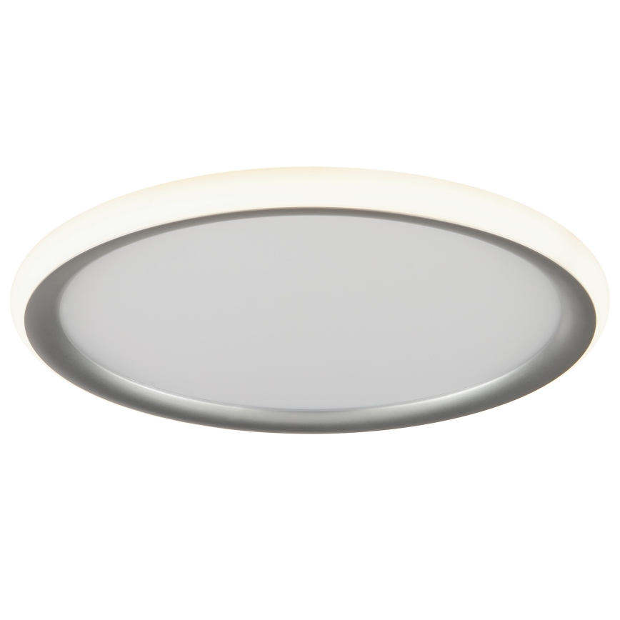 Brilliant - LED димируемо таванно осветително тяло CARLOZ LED/16W/230V Ø 30 см бял/ сив