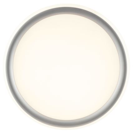 Brilliant - LED димируемо таванно осветително тяло CARLOZ LED/16W/230V Ø 30 см бял/ сив