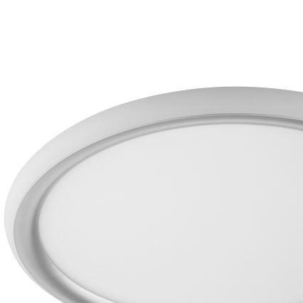 Brilliant - LED димируемо таванно осветително тяло CARLOZ LED/16W/230V Ø 30 см бял/ сив