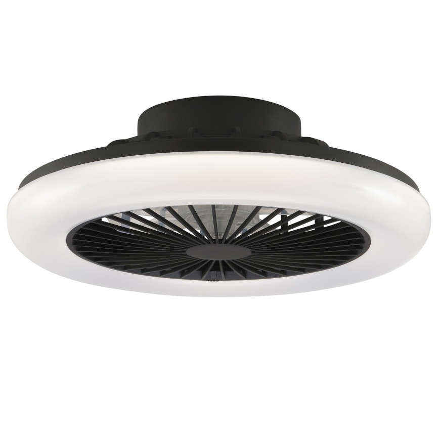 Brilliant - LED димируемо таванно осветително тяло с вентилатор MONTERO LED/20W/230V 2700-6500K Ø 42 см черно + дистанционно управление