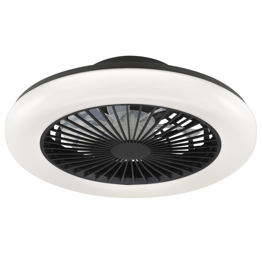 Brilliant - LED димируемо таванно осветително тяло с вентилатор MONTERO LED/20W/230V 2700-6500K Ø 42 см черно + дистанционно управление