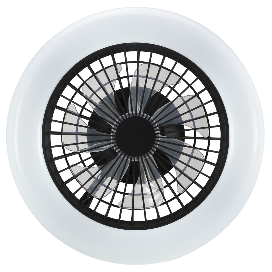 Brilliant - LED димируемо таванно осветително тяло с вентилатор MONTERO LED/20W/230V 2700-6500K Ø 42 см черно + дистанционно управление