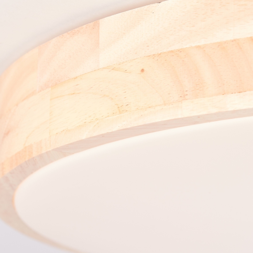 Brilliant - Димируем таванен плафон SLIMLINE LED/60W/230V 3000-6500K диаметър 45 см, каучуково дърво, с дистанционно управление
