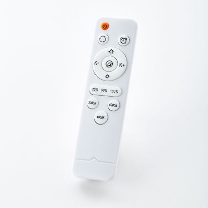 Brilliant - Димируем таванен плафон SLIMLINE LED/60W/230V 3000-6500K диаметър 45 см, каучуково дърво, с дистанционно управление