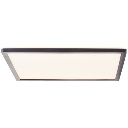 Brilliant - LED Димируемо таванно осветително тяло SORELL LED/24/230V 3000-6500K 42x42 cm черно + дистанционно управление