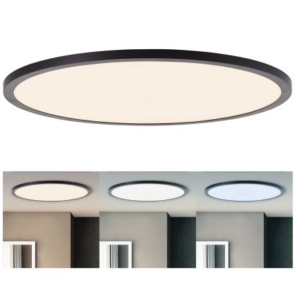 Brilliant - димируем LED таванен плафон TUCO LED/33W/230V 3000-6500K Ø 50 см черен + дистанционно управление