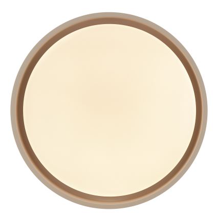 Brilliant - димируемо таванно осветително тяло SANOZ LED/24W/230V 3000-6500K Ø 41 см бежово + дистанционно управление