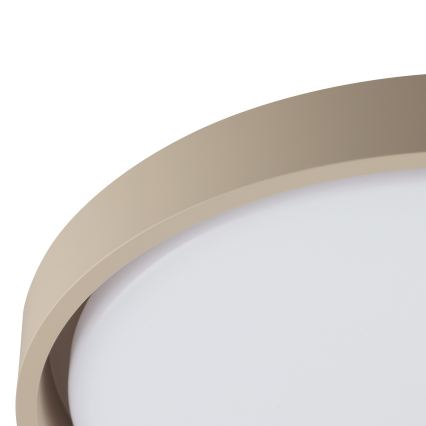 Brilliant - димируемо таванно осветително тяло SANOZ LED/24W/230V 3000-6500K Ø 41 см бежово + дистанционно управление