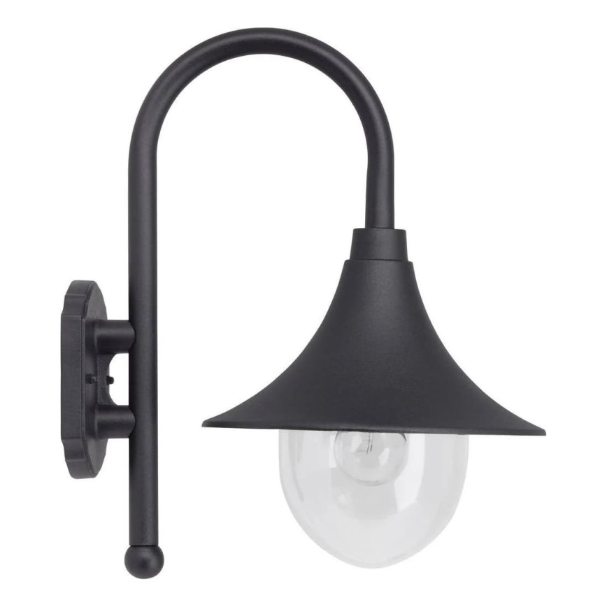 Brilliant - Екстериорен аплик BERNA 1xE27/60W/230V IP44 черен