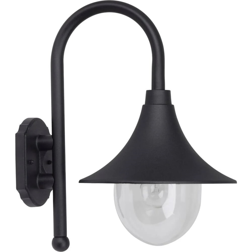 Brilliant - Екстериорен аплик BERNA 1xE27/60W/230V IP44 черен
