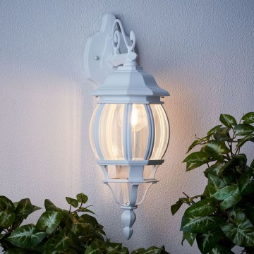 Brilliant - Екстериорен аплик ISTRIA 1xE27/60W/230V IP23 бял