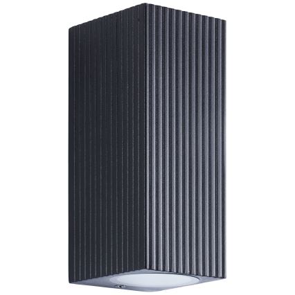 Brilliant - Екстериорен аплик JELANI 2xGU10/10W/230V IP44 черен