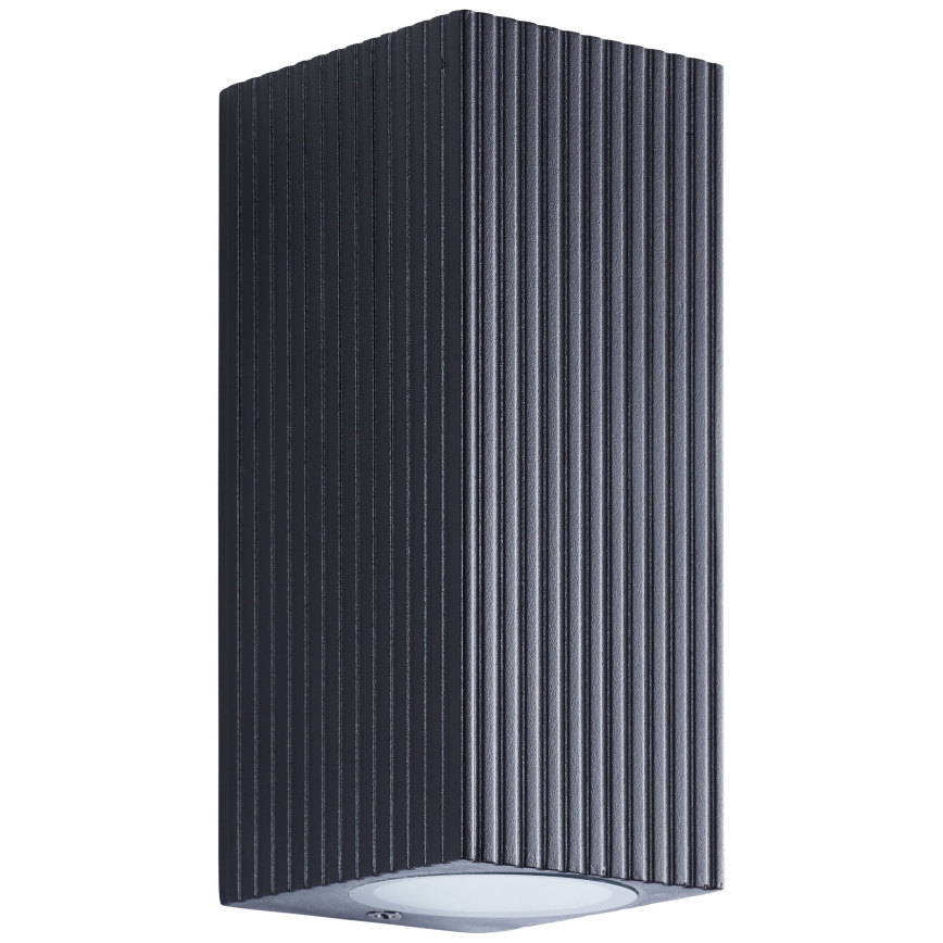 Brilliant - Екстериорен аплик JELANI 2xGU10/10W/230V IP44 черен