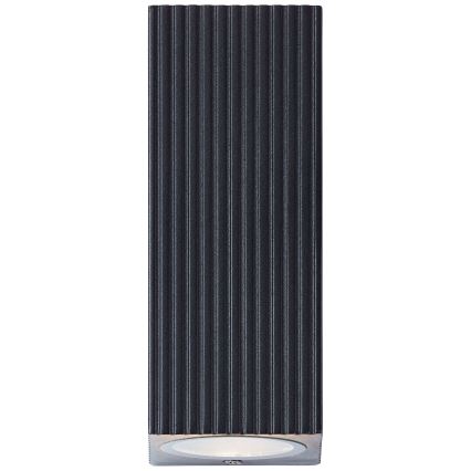 Brilliant - Екстериорен аплик JELANI 2xGU10/10W/230V IP44 черен