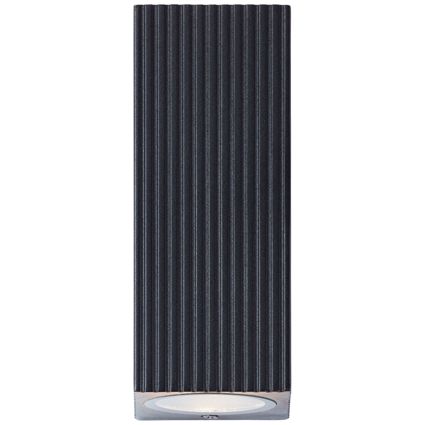 Brilliant - Екстериорен аплик JELANI 2xGU10/10W/230V IP44 черен