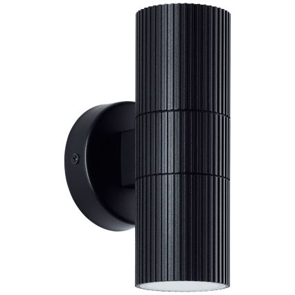 Brilliant - Екстериорен аплик KEOLA 2xGU10/10W/230V IP44 черен