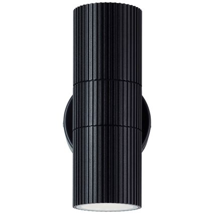 Brilliant - Екстериорен аплик KEOLA 2xGU10/10W/230V IP44 черен
