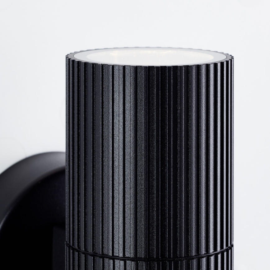 Brilliant - Екстериорен аплик KEOLA 2xGU10/10W/230V IP44 черен