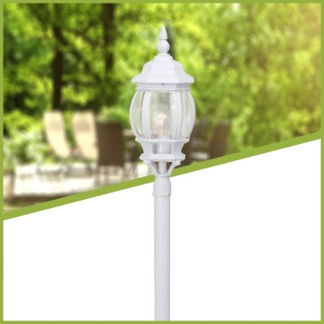 Brilliant - Екстериорна лампа ISTRIA 1xE27/60W/230V 112 см IP23 бял