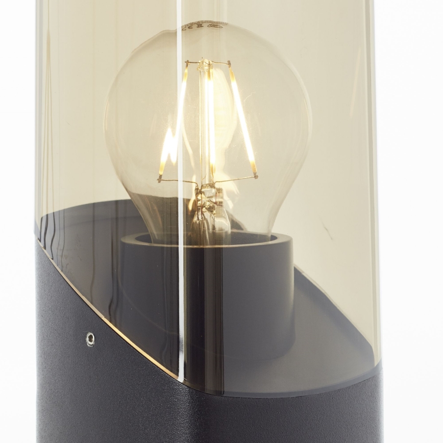 Brilliant - Екстериорна лампа MINOU 1xE27/10W/230V 60 см IP44 черен/опушен