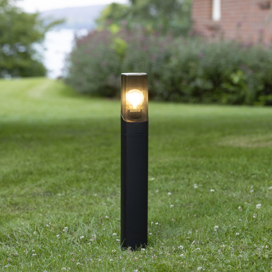 Brilliant - Екстериорна лампа MINOU 1xE27/10W/230V 60 см IP44 черен/опушен