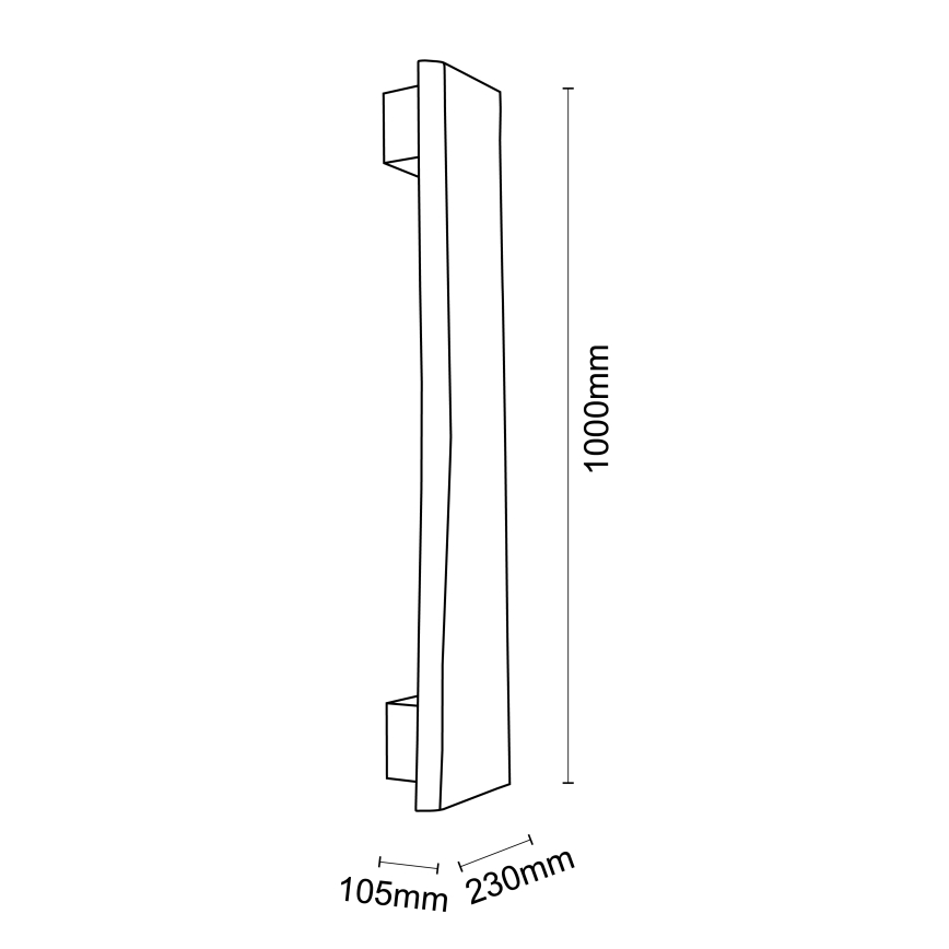 Brilliant - LED аплик FEINGOLD LED/8,5W/230V бор