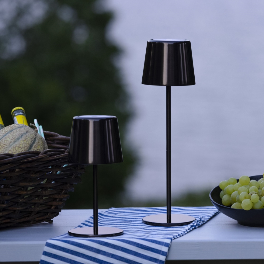 Brilliant - LED Димируем докосване екстериорен лампа XAANA LED/4W/5V 3000/4000/6500K 2600 mAh IP44 черен