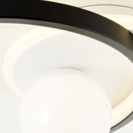 Brilliant - LED Димируем плафон ATLANTA LED/24W/230V черен/бял