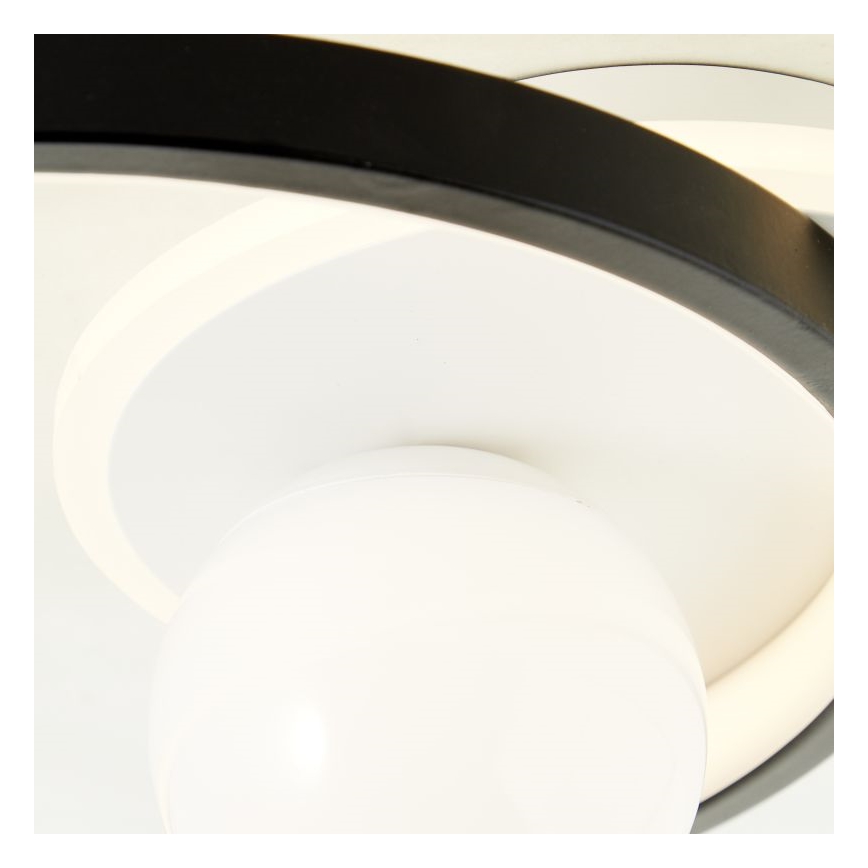Brilliant - LED Димируем плафон ATLANTA LED/24W/230V черен/бял