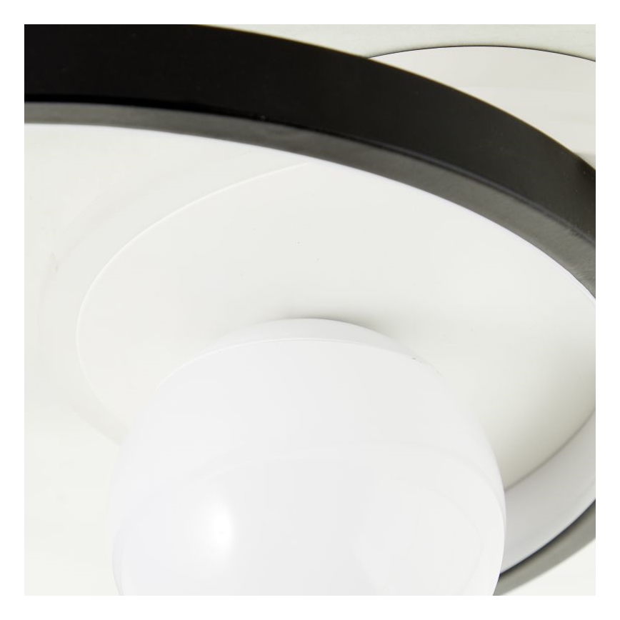 Brilliant - LED Димируем плафон ATLANTA LED/24W/230V черен/бял