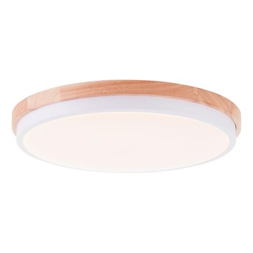 Brilliant - LED Димируем плафон BAARLO LED/24W/230V Ø 35 см бял/каучуков фикус - FSC сертифицирано