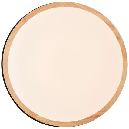 Brilliant - LED Димируем плафон BAARLO LED/24W/230V Ø 35 см черен/каучуков фикус