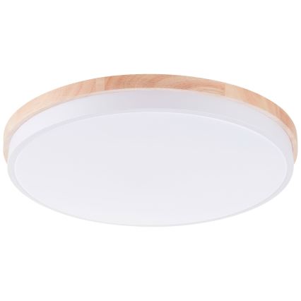 Brilliant - LED Димируем плафон BAARLO LED/36W/230V 3000-6500K Ø 50 см бял/каучуков фикус + дистанционно управление - FSC сертифицирано