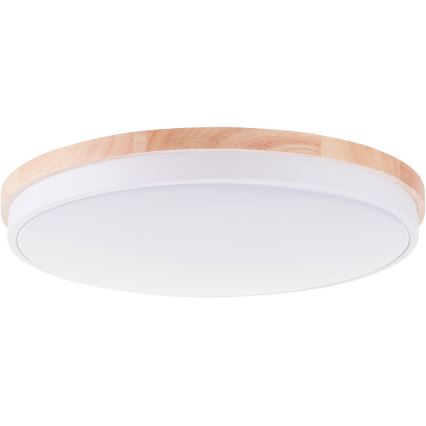 Brilliant - LED Димируем плафон BAARLO LED/36W/230V 3000-6500K Ø 50 см бял/каучуков фикус + дистанционно управление
