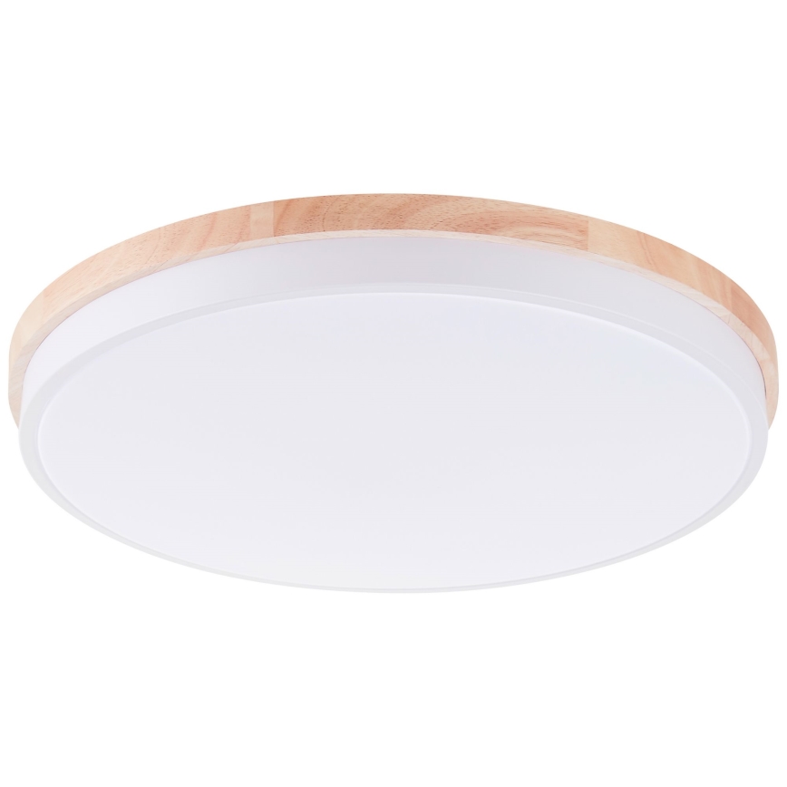 Brilliant - LED Димируем плафон BAARLO LED/36W/230V 3000-6500K Ø 50 см бял/каучуков фикус + дистанционно управление