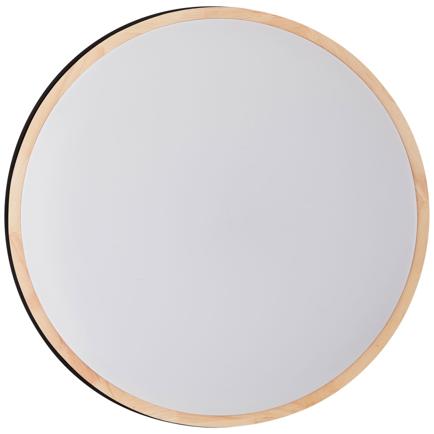 Brilliant - LED Димируем плафон BAARLO LED/36W/230V 3000-6500K Ø 50 см черен/каучуков фикус + дистанционно управление